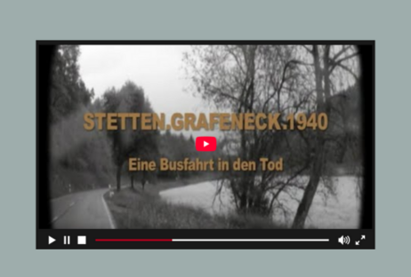 Foto aus dem Dokumentarfilm „Stetten.Grafeneck.1940. – eine Busfahrt in den Tod“ Foto aus dem Dokumentarfilm „Stetten.Grafeneck.1940. – eine Busfahrt in den Tod“